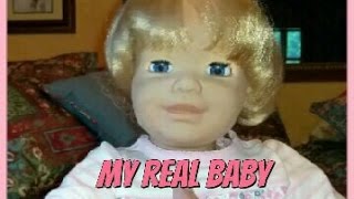 My Real Baby Doll by Hasbro is Here PeekabooTimeout 152 [upl. by Dnaloy935]