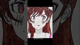 mizuhara chizuru drawinghow to draw mizuhara chizuru in a different style animedrawingtutorial [upl. by Yeldoow605]