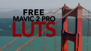 FREE Mavic 2 Pro LUT Pack DLOG [upl. by Yelra]