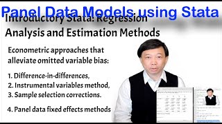 Panel Data Models Using Stata  Regression Analysis and Estimation Methods  Stata Tutorials 50 [upl. by Auhesoj576]