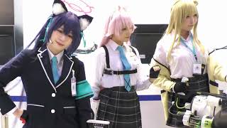 『ブルーアーカイブ 』コスプレイヤー撮影会：Cosplays of Blue ArchiveAnimeJapan2024 [upl. by Alina]