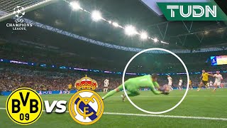 ¡Courtois SALVA AL MADRID  Dortmund 00 Real Madrid  UEFA Champions League 202324  Final  TUDN [upl. by Loomis9]