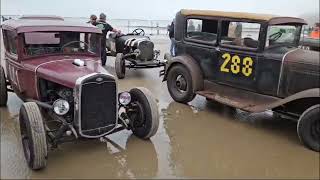 Pendine Sands Hot rod races 2024 vlog day 3 The mist rolls in [upl. by Rahm]