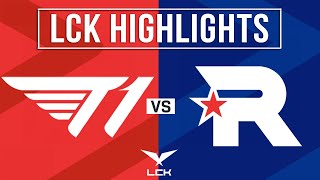 T1 vs KT Highlights ALL GAMES  LCK 2024 Summer  T1 vs KT Rolster [upl. by Dnomaj]