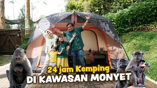 24 Jam Kemping di Kawasan Monyet  Senja Firsta [upl. by Bogusz]