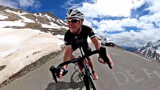 Cycling the Col du Galibier with commentary from the Col du Lautaret filmed with GoPro Max 360 [upl. by Yessak139]