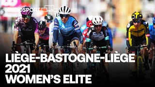 Liège–Bastogne–Liège 2021  Elite Women’s  Highlights  Cycling  Eurosport [upl. by Htenywg]