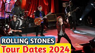 Rolling Stones announce concert date for 2024 Rolling Stones tour 2024 [upl. by Kissel]