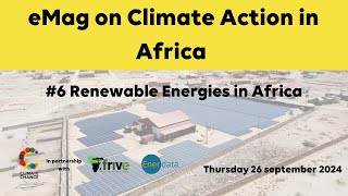 eMag 6 Renewable Energies in Africa [upl. by Eibrik]