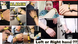 Saan ba tlaga pwedeng isuot ang PiYao Bracelet sa Left ba or sa Right or sa Dominant hand ALAMIN [upl. by Wilbert]