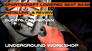 sportscraft lower seat base installing and review [upl. by Bendix807]