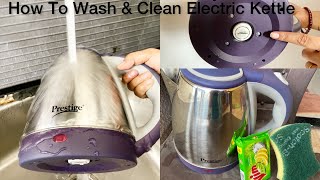 How To Wash Electric Kettle  How To Clean Electric Kettle  Electric Kettle Ko Kaise Wash Karein [upl. by Nwahsan365]