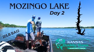 Mozingo Lake  Day 2  Kansas Buddy Bass 2024 [upl. by Colston]