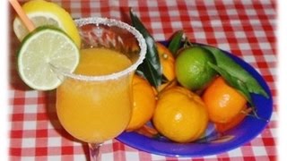 100 NONALCOHOLIC ORANGE AND TANGERINE DRINK  WITH DECORATIONS [upl. by Essiralc971]