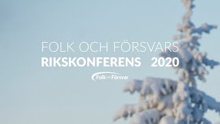 Rikskonferensen 2020 tisdag 1720 [upl. by Reivaj]