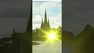 Scenes from Lichfield Staffordshire England historic city tourist festival [upl. by Anibla]