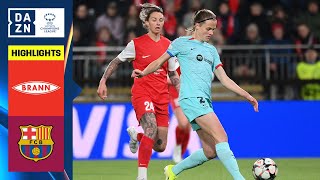 HIGHLIGHTS  SK Brann vs Barcelona  UEFA Womens Champions League 202324 Español [upl. by Matthews824]