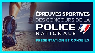 Épreuves sportives des concours de la Police Nationale  Présentation et conseils [upl. by Assetan]