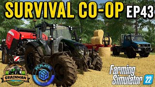 PUTTING THE NEW EQUIPMENT TO WORK 🚜 SURVIVAL CHALLENGE COOP  FS22  EPISODE 43 [upl. by Clapper]