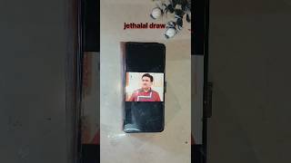 😁Jethalal draw on plastic thaili shorts jetalal tmkoc newvideo viralshorts [upl. by Ehttam]