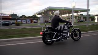 85 FXSB 80quot HarleyDavidson Low Rider 1340 in the street [upl. by Kimmel]