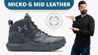 Under Armour Valsetz Mid Leather Tactical Boots Review [upl. by Eahsel]