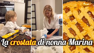 Marina Di Guardo va a casa di Francesca Ferragni a preparare la crostata per il piccolo Edoardo [upl. by Adnohser142]