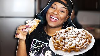 HOW TO MAKE FUNNEL CAKE THE EASY WAY [upl. by Eddina52]