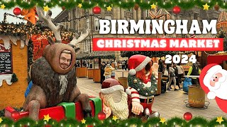 I Visted The UKs BIGGEST German CHRISTMAS MARKET  Birmingham Frankfurt 2024 [upl. by Ellenod]