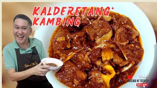 KALDERETANG KAMBING I SIMPLE amp EASY WAY OF COOKING KALDERETA [upl. by Eerpud502]