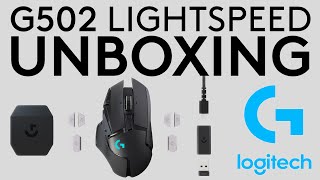 Logitech G502 LIGHTSPEED Wireless Mouse UNBOXING [upl. by Alane]