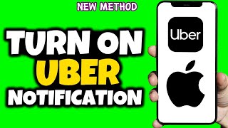 Turn on Uber notification on iphone 2024  Enable ubar appa notification [upl. by Margery]