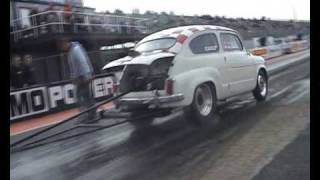 fiat 600 at flame and thunder 1052 over the14 mile [upl. by Aicila]