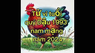 Tử vi tuổi quý Dậu 1993 nam mạng năm 2024 [upl. by Dasteel]