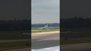 RAF E7 wedge tail spotted at BHX cabincrew planespotting 737 aviation [upl. by Otha371]