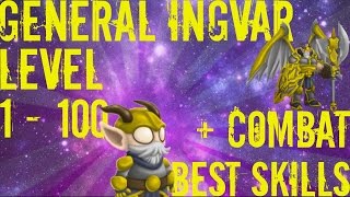 Monster Legends  General Ingvar Level 1 to 100 [upl. by Gipps]