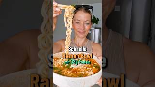 Tofu Ramen Bowl  10 Minuten Rezept zum Abnehmen [upl. by Eseilenna]