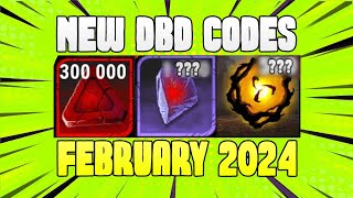 NEW CODES DBD February 2024 Dead by Daylight Redeem Codes Promo Free Bloodpoints New Codes [upl. by Ahsier807]