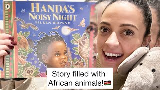 Kids Best Stories Handa’s Noisy Night  ALIVE Story Time EYFS [upl. by Ahseenal588]