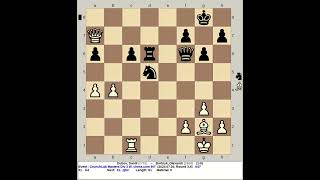 Dubov Daniil vs Bortnyk Olexandr  CrunchLab Masters Chess Div 3 W 2024 chess com INT R3 4 [upl. by Annayad907]