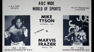 Mike Tyson vs Marvis Frazier [upl. by Neumeyer]