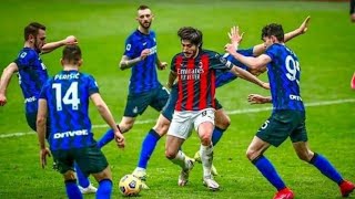 Sandro Tonali Fight Like Gattuso in Milan Derby [upl. by Ynohtnad616]