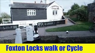 Foxton locks Market harborough Take a cycle with us along the Canal To Foxton locks [upl. by Notniuq]