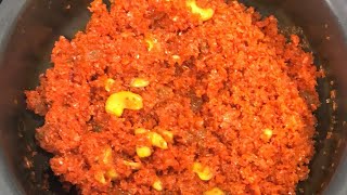 Carrot 🥕 halwa Video Recipe  Bhavnas Kitchen [upl. by Esilahs431]