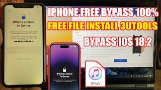 iPhone Activation Lock Bypass iOS 182 On 3Utools  iPhone 11 iCloud Remove [upl. by Derrik]