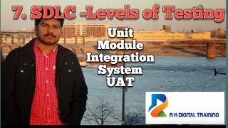 7 SDLC  Levels of Testing Unit Module Integration System  UAT [upl. by Rafaela321]