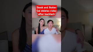 Steak and Butter Gal deletes video after backlash carnivore keto [upl. by Alilak]