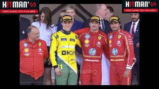 F1 2024 Monaco podium celebration  F1 2024 Monaco Grand Prix [upl. by Drawe323]