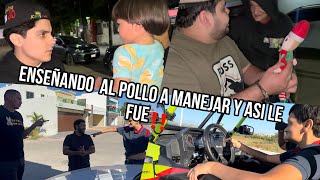 ENSEÑANDO AL POLLO MUSICAL A MANEJAR Y ASI LE FUE Y SORPRENDIÓ A LOS TOYS🐥🚗😱MAYVE CASTRO‼️ [upl. by Eanram]