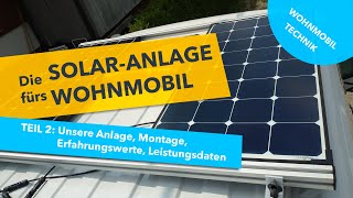 220WpSOLARANLAGE am WOHNMOBIL  Alternative Montage  Leistung  Erfahrungen  Victron  Offgridtec [upl. by Amarillas240]